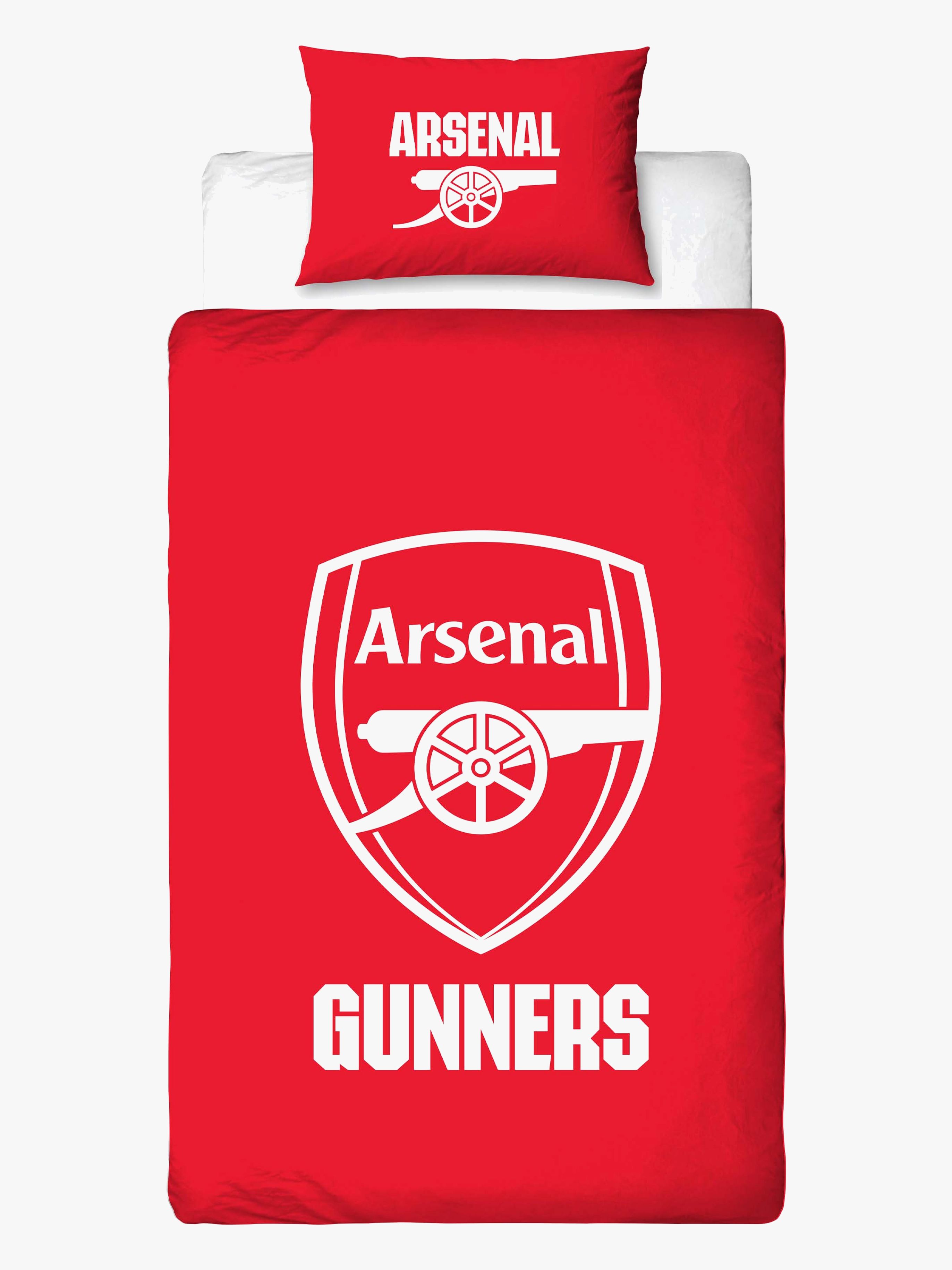 Arsenal Bettwäsche 150x210 cm, Rot