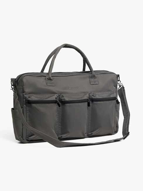 Beemoo Pro Double Wickeltasche, Mocha Grey