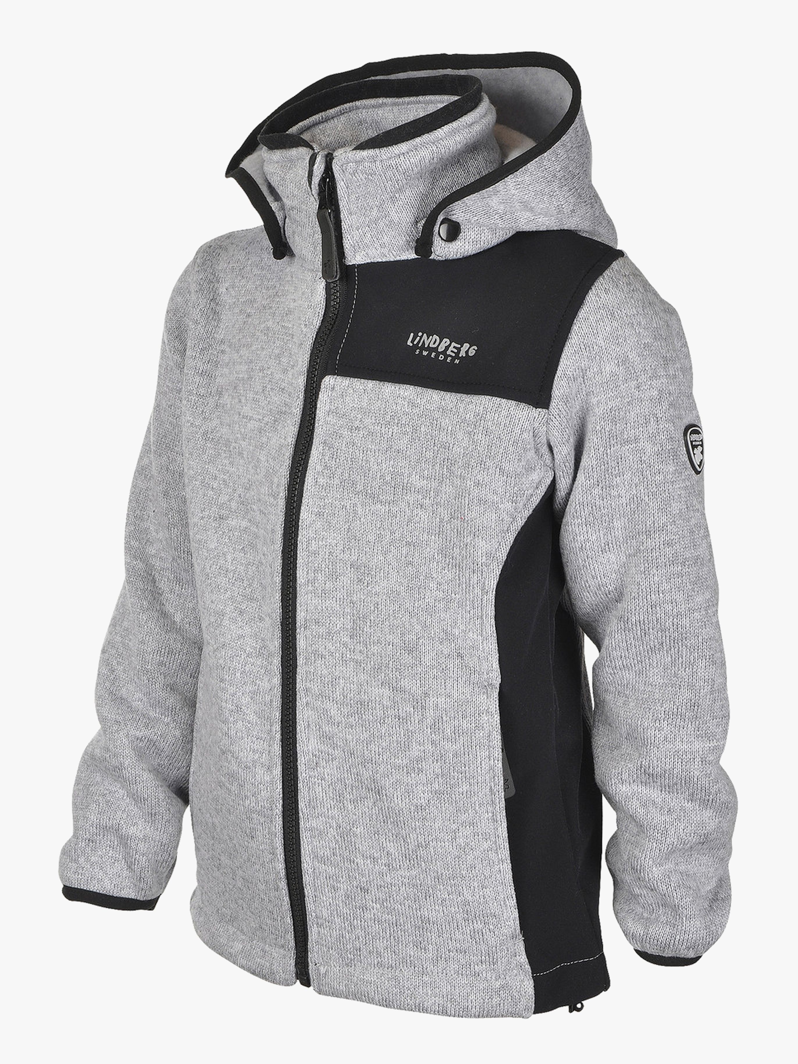 Lindberg Bormio Fleecejacke, Grey Melange, 150