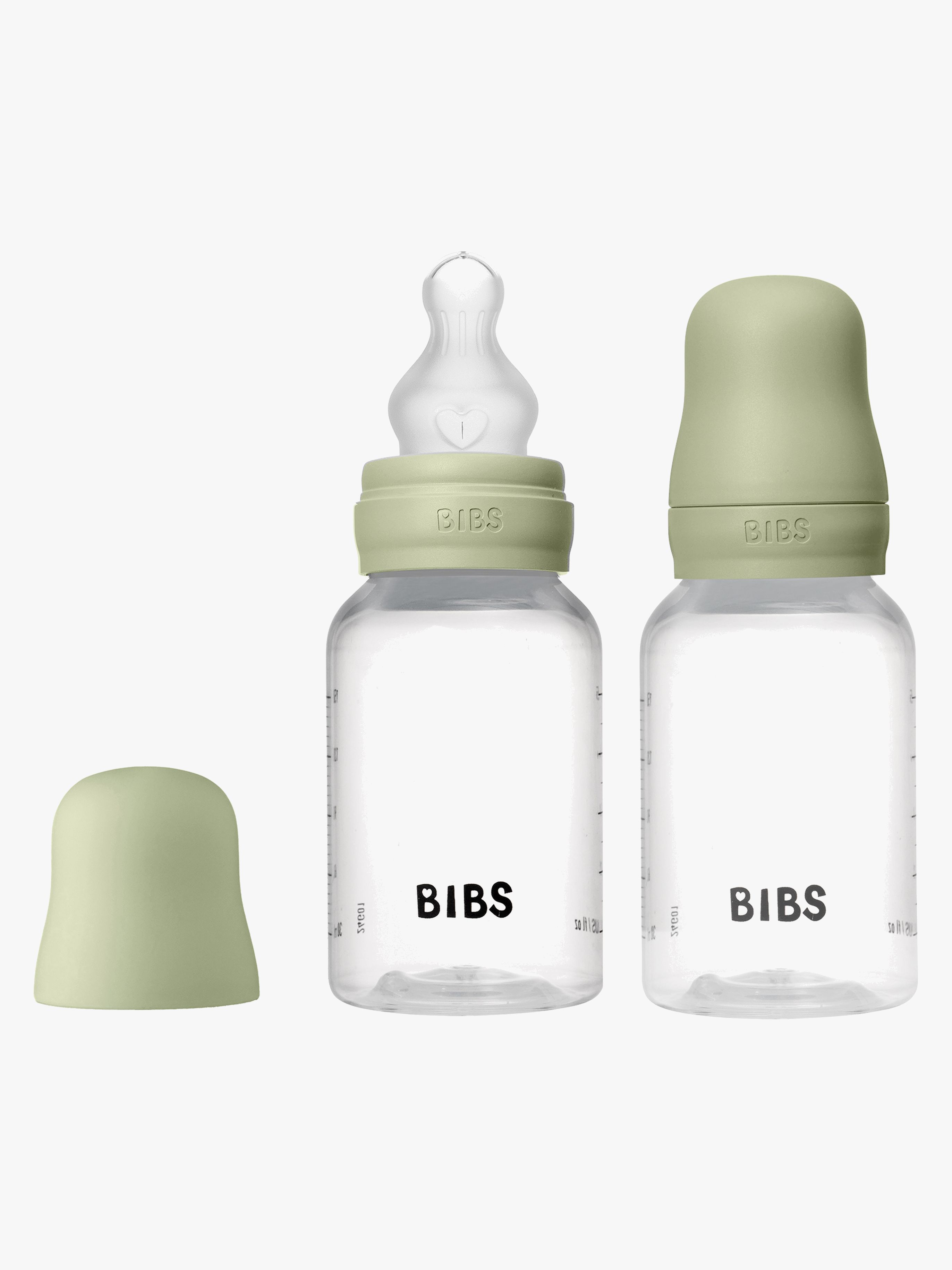 Slow Flow Fläschchen Silikon 2er-Pack 150 ml, Sage