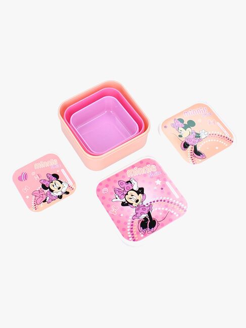 Disney Minnie Maus 3 in 1 Snackbox Fresh Bites, Rosa