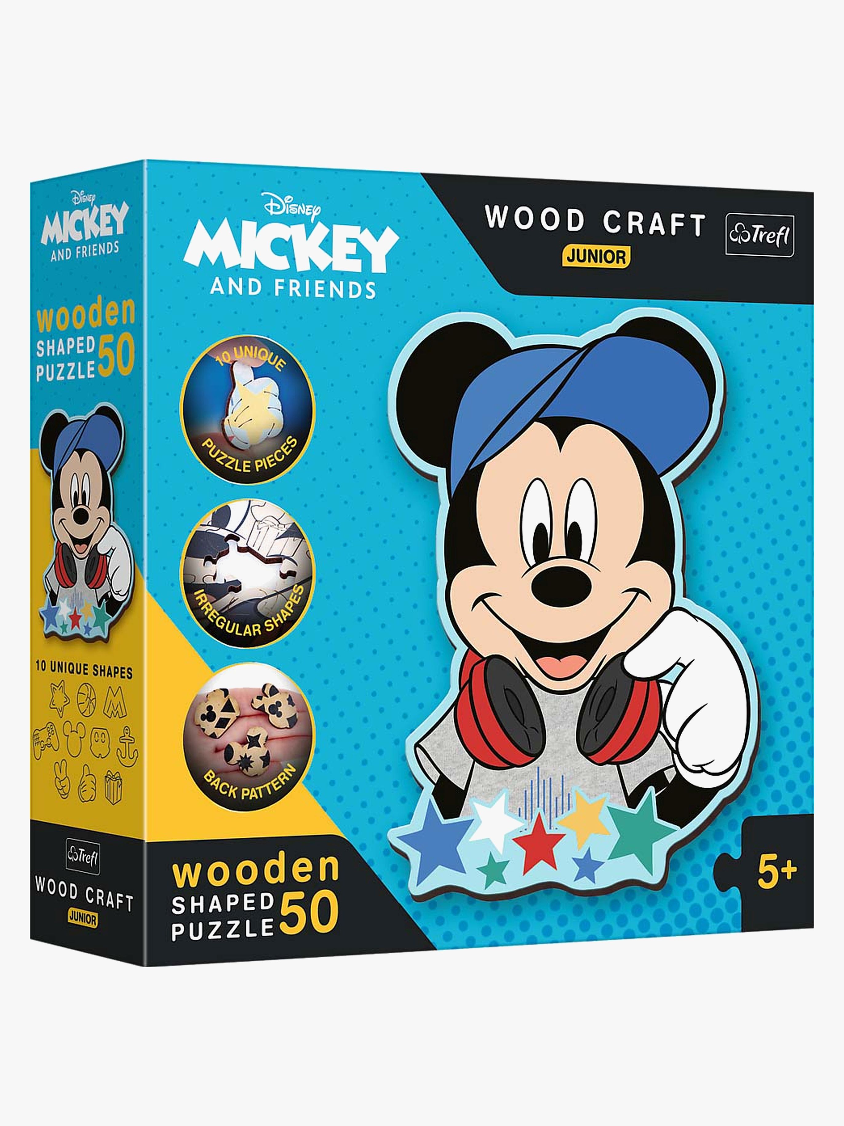 Trefl Wood Craft Junior Disney Mickey And Friends Puzzle 50 Teile