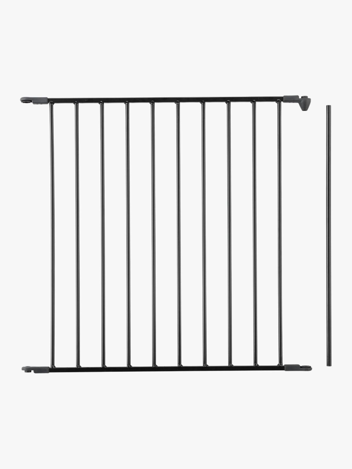 BabyDan Verlängerung Kinderschutzgitter Flex Large 72 cm, Schwarz