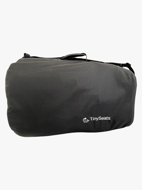 TinySeats Two Kindersitz inkl. Schultertasche, Midnight Grey