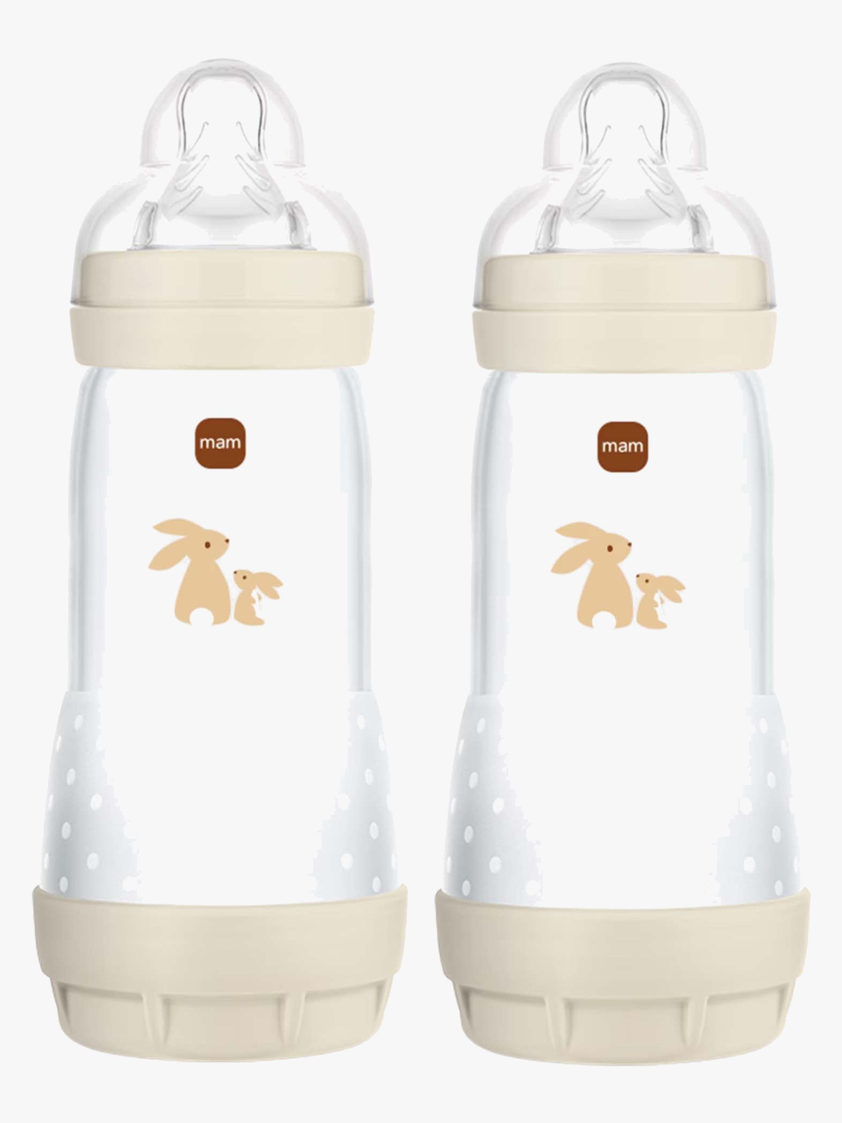 MAM Easy Start Anti-Kolik-Babyflasche 320 ml 2er-Pack, Neutral