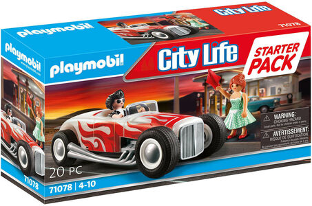 Playmobil City Life Starter Pack Hot Rod 71078