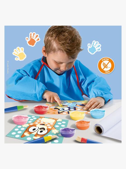 SES Creative Bluey Bastelset Fingerfarbe Megaset