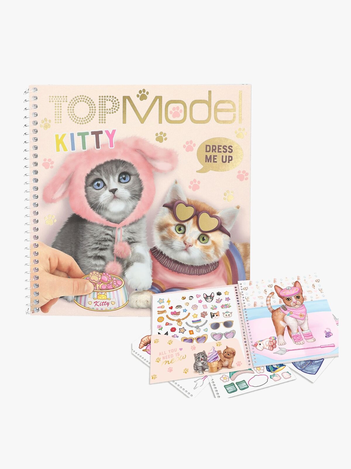 TOPModel Dress Me Up Stickerbuch Kitty