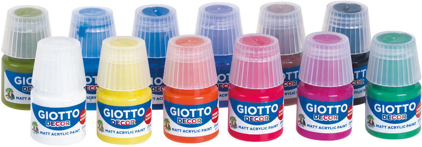Giotto Decor Acrylfarben 300 ml 12er-Pack