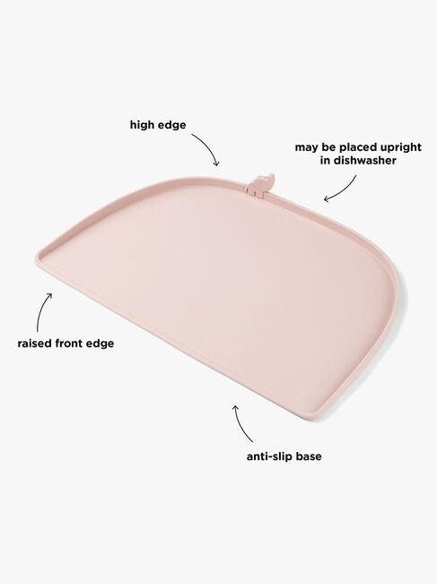 Done By Deer Elphee Tischset mit Kante Silikon, Powder