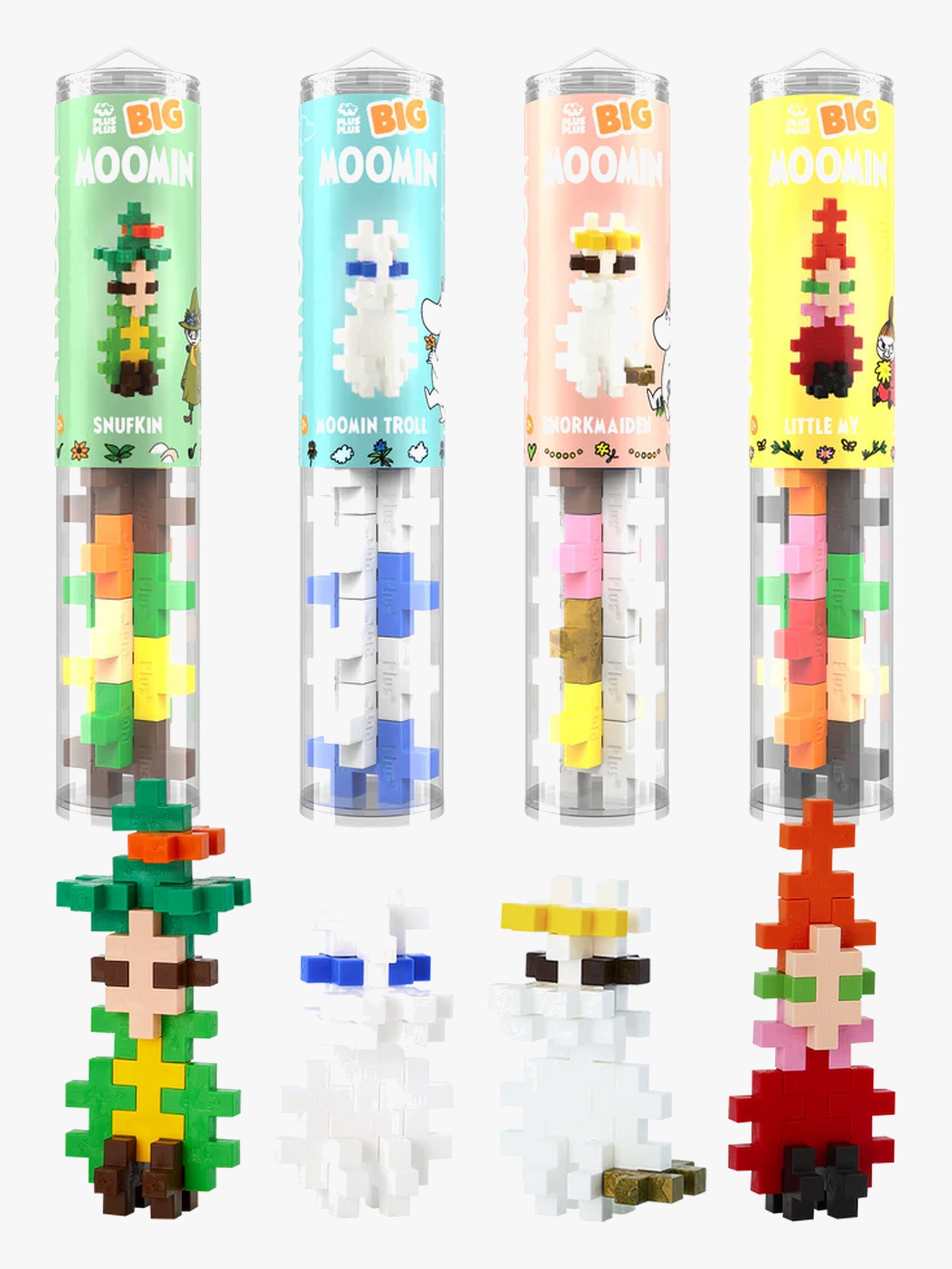 Plus Plus BIG Mumin Röhre Bausatz 4er-Pack