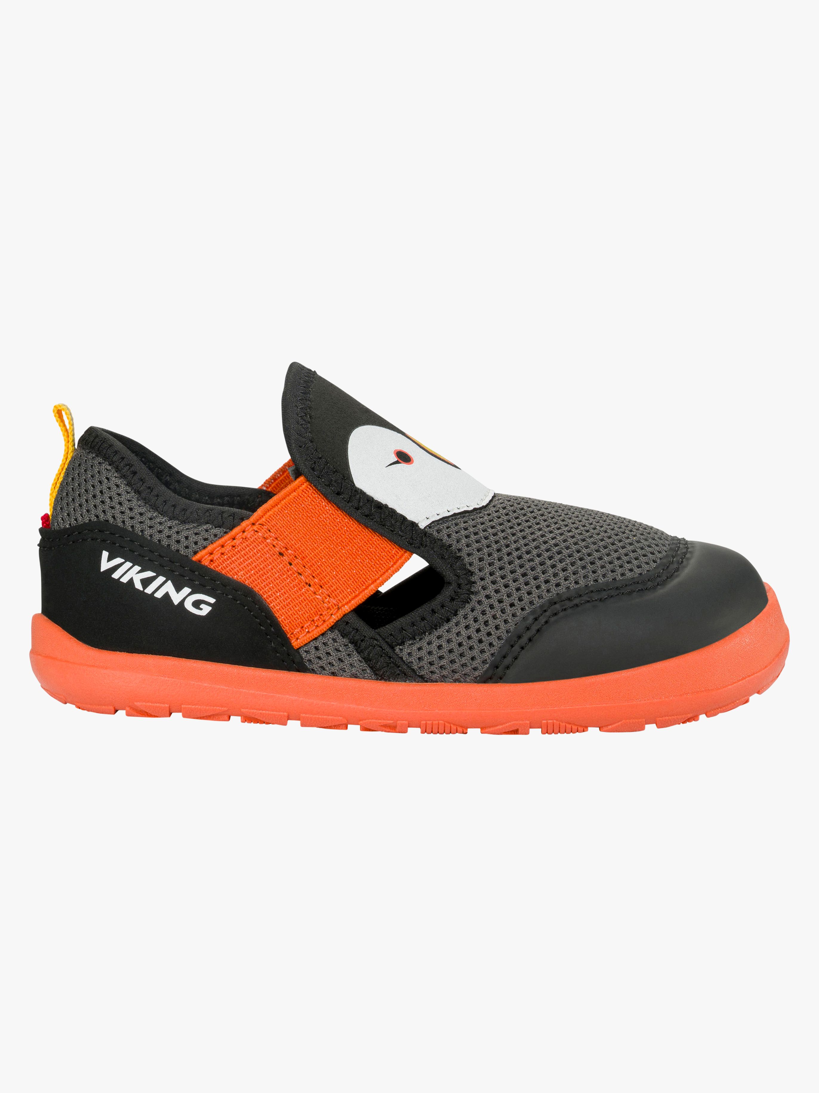 Viking Alv Paw Barefoot Kinder Sandalen, Black, 30