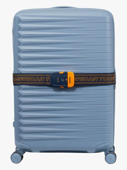 American Tourister TSA Gepäckgurt, Navy/Orange