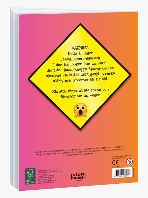 Egmont Kärnan Swedish Brainrot Malbuch