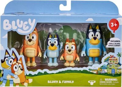 Bluey & Family Figuren 4er-Pack