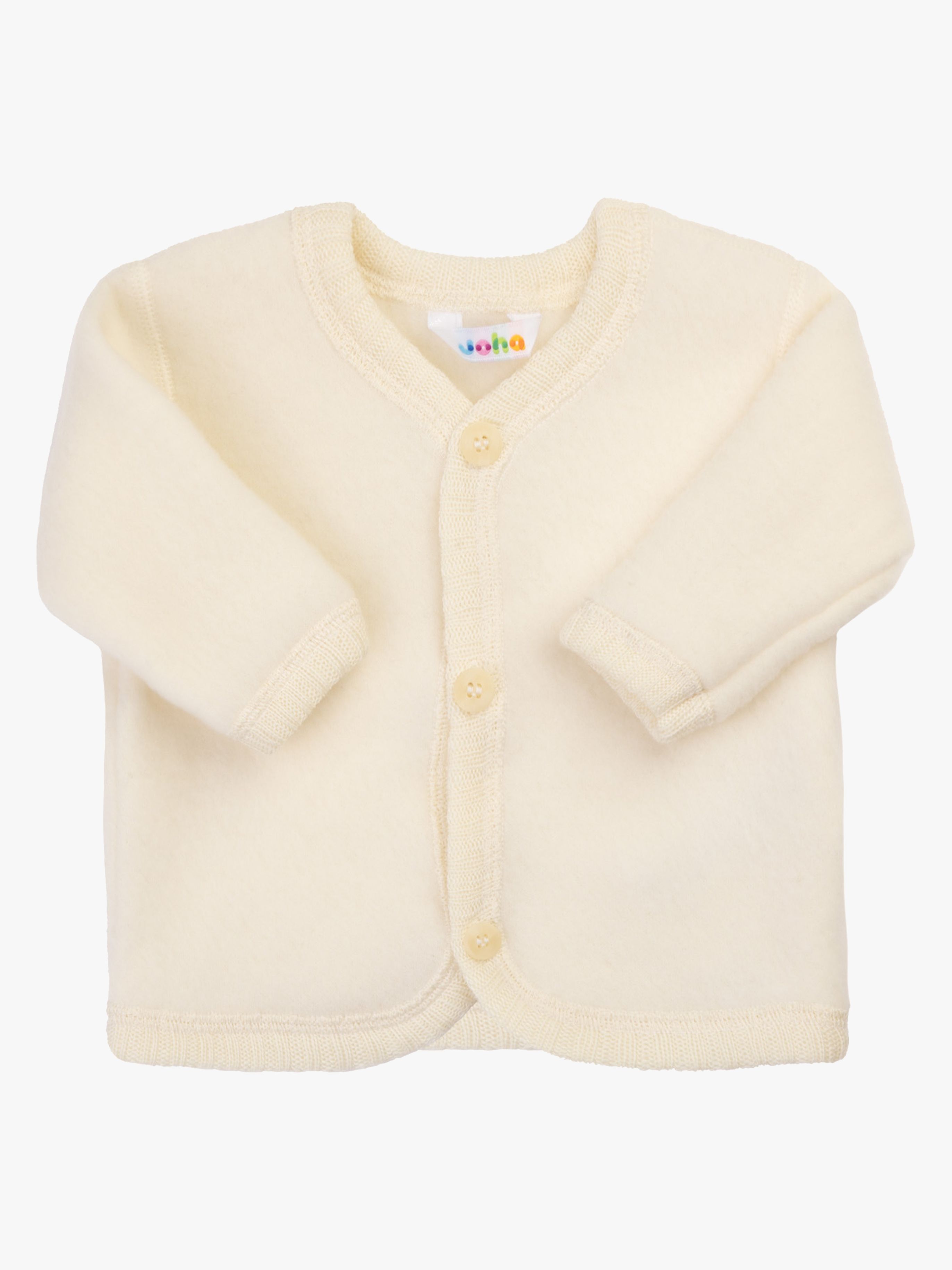 Joha Strickjacke Merinowolle, Nature, 100