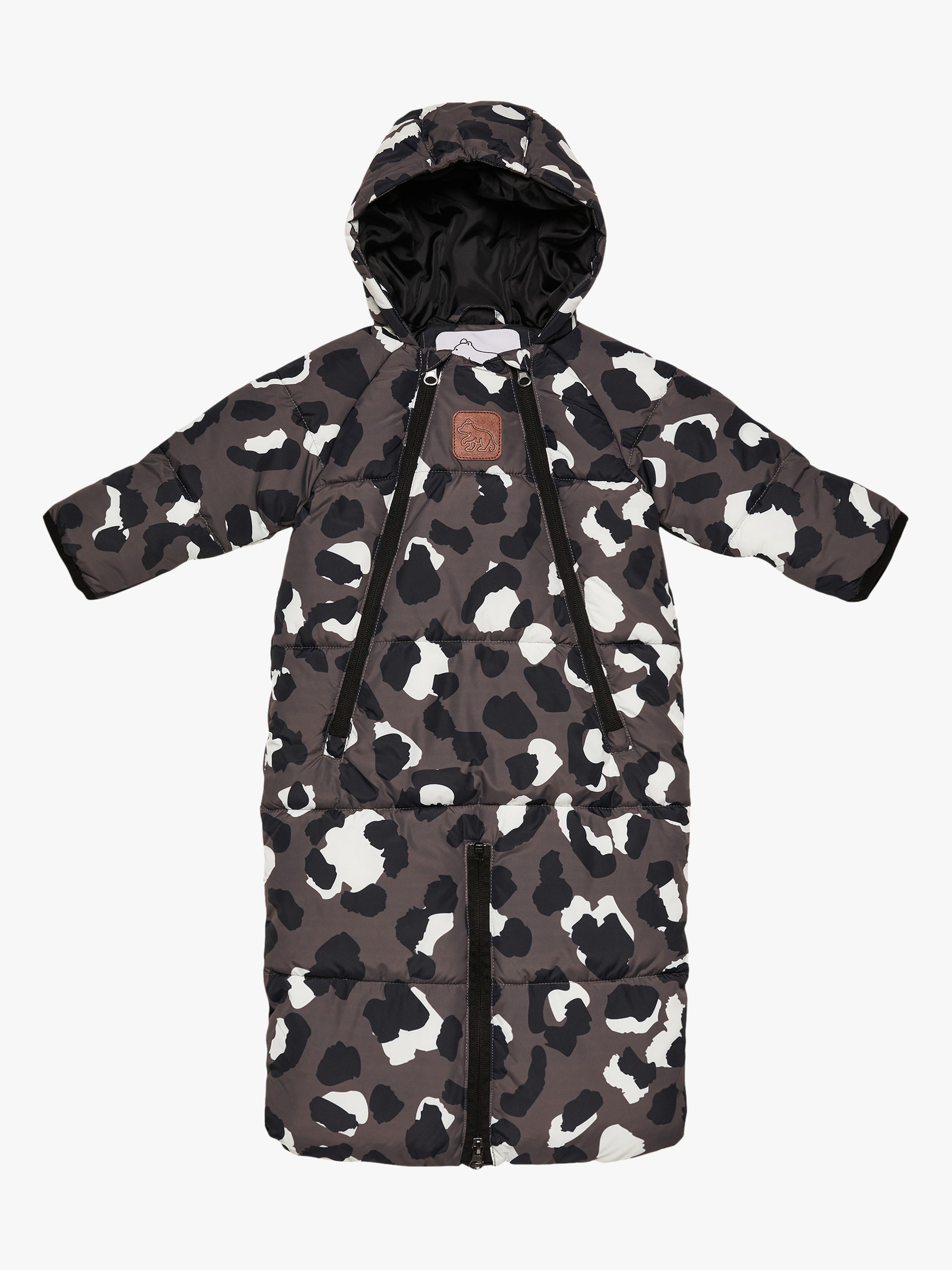 Nordbjørn Snowy 2-in-1 Babyoverall Leo, Grey