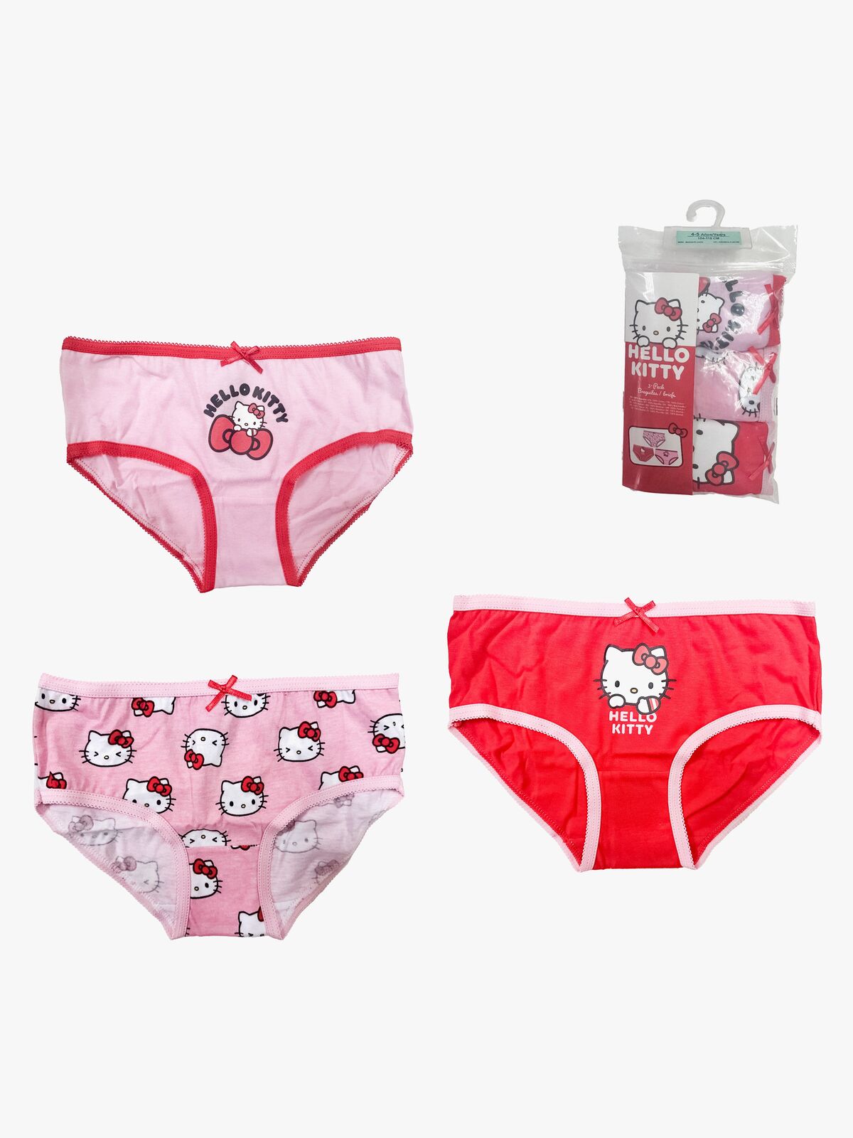Hello Kitty Unterhosen 3er-Pack