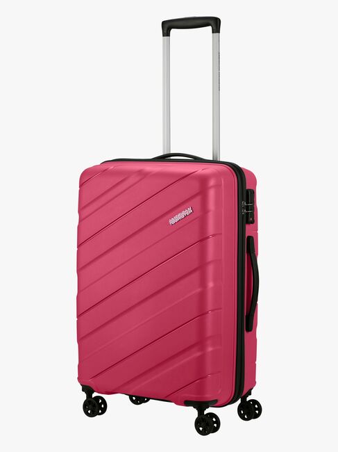 American Tourister Jetdriver Spinner Reisekoffer 63L, Raspberry Pink