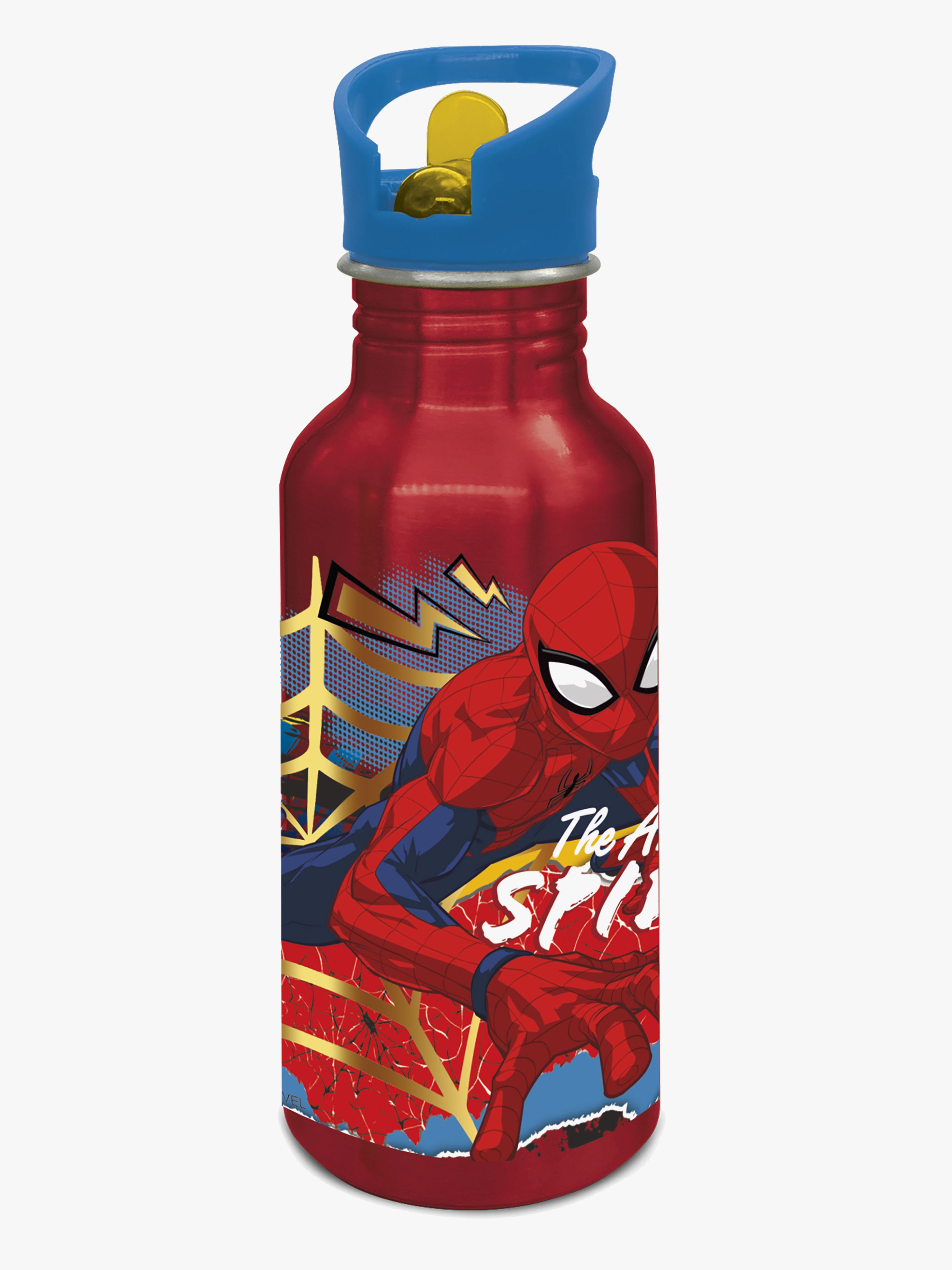 Marvel Spider-Man  Aluminium Trinkflasche 545ml, Rot