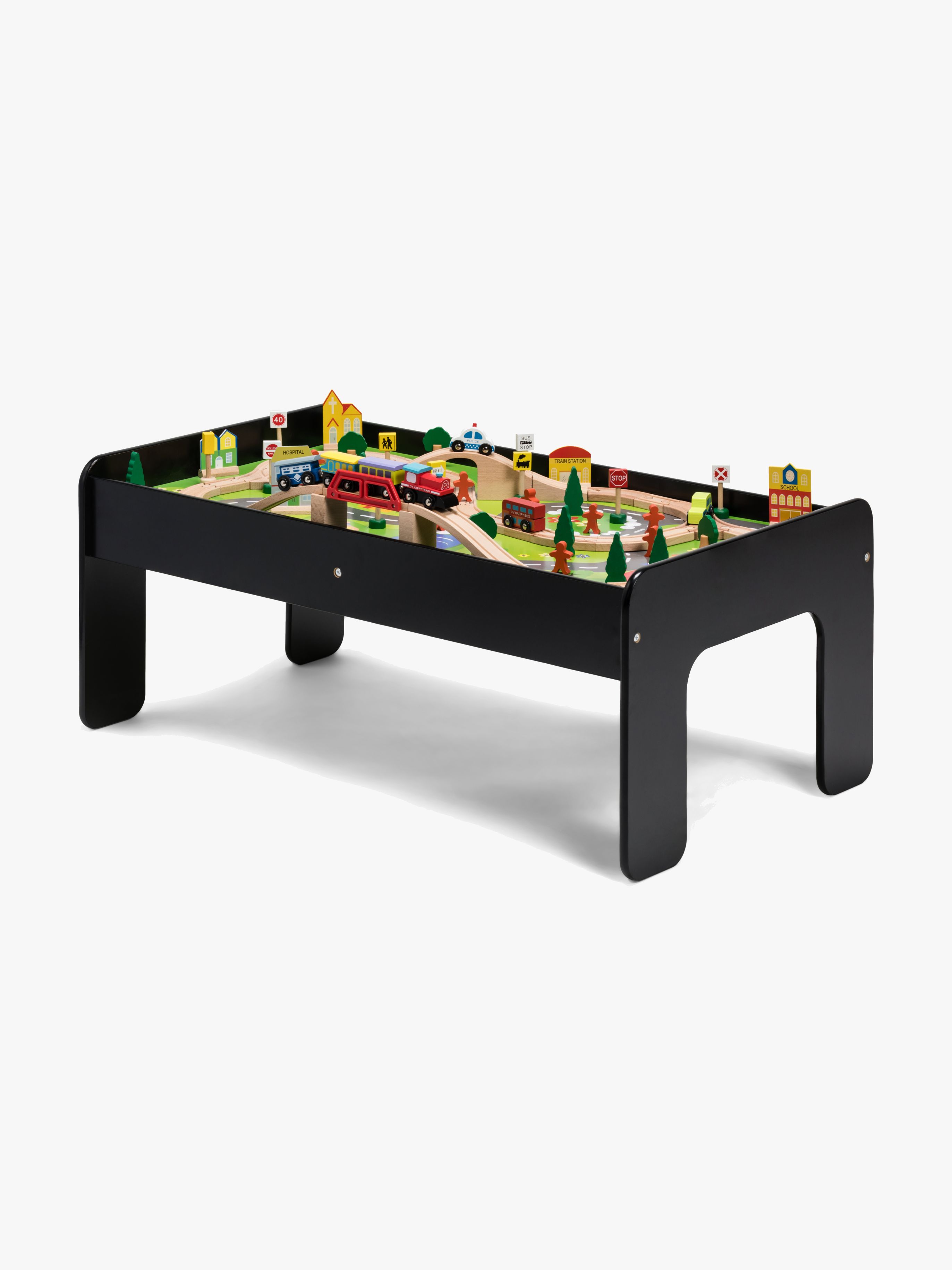 Classic World Zugtisch 90 Teile, Schwarz