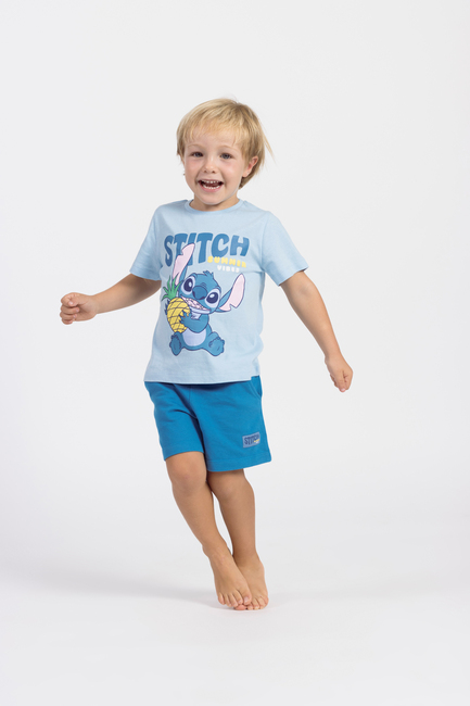 Disney Lilo & Stitch T-Shirt und Shorts, Blau