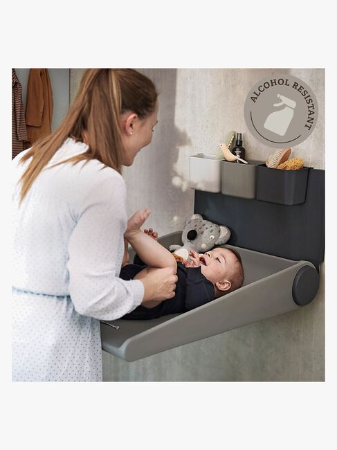 Leander Wally™ Wandmontierter Wickeltisch, Cappuccino