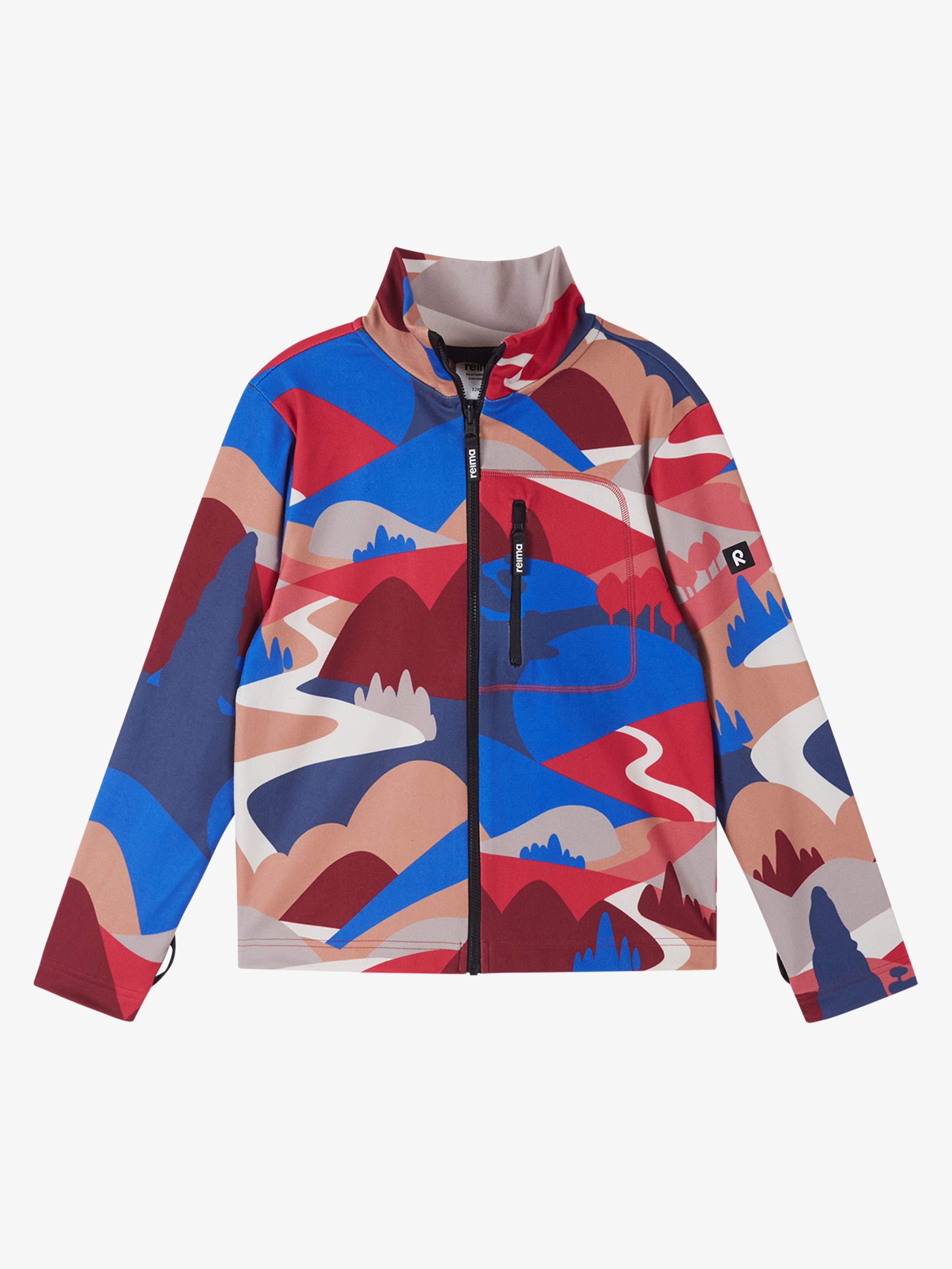 Iisisti Fleecejacke, Cranberry, 110