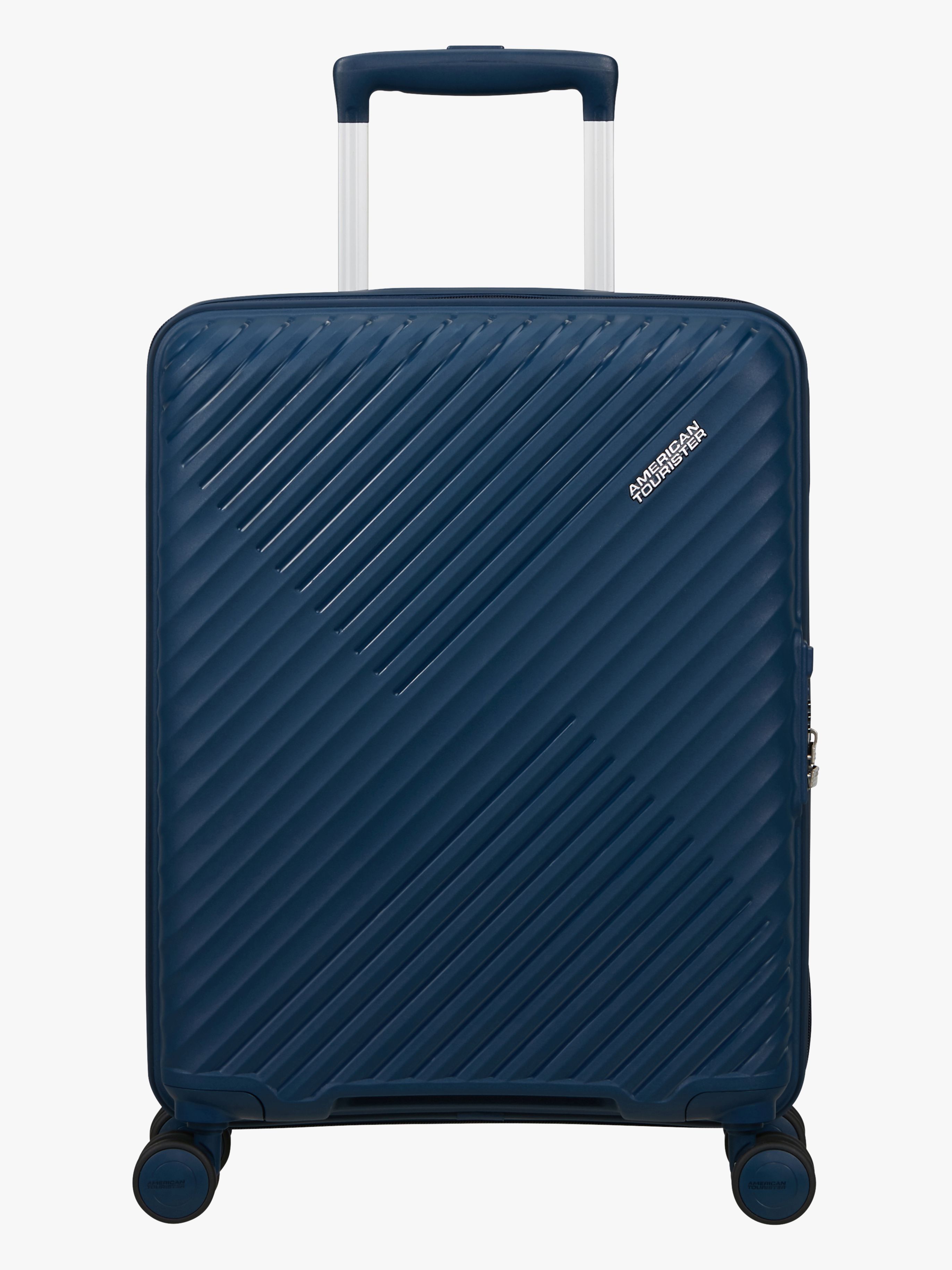 American Tourister Diablast Spinner Koffer 35L, Darkwave Blue