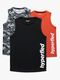 Hyperfied Bounce Tanktop 3er Pack, Black/Camo Black/Koi