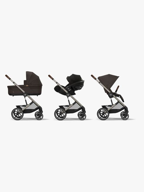 Cybex BALIOS S Lux Kinderwagen, Taupe/Chocolate Brown