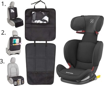 Maxi-Cosi Rodifix AirProtect Kindersitz inkl. 3-in-1 Sitzschutz, Authentic Black