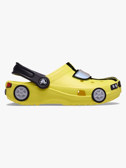 Crocs Classic IAM Race Car Kids Sandalen, Cyber Yellow