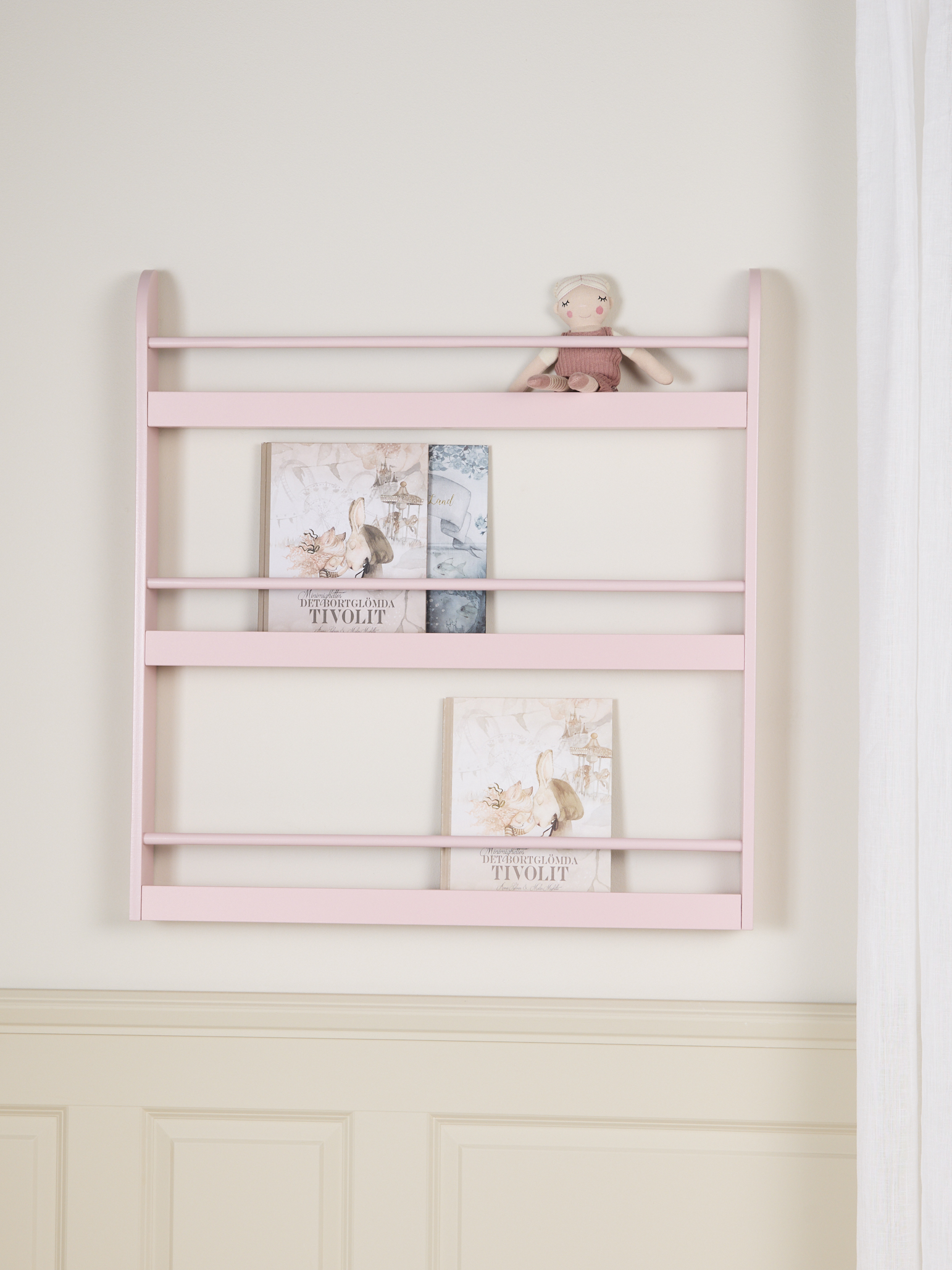 Alice &  Fox ASPEN Wandregal, Rosa, Wandregal kinderzimmer, Kinder