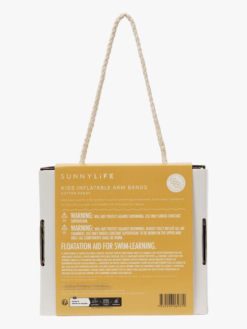 SUNNYLiFE Schwimmflügel, Cotton Candy Glitter