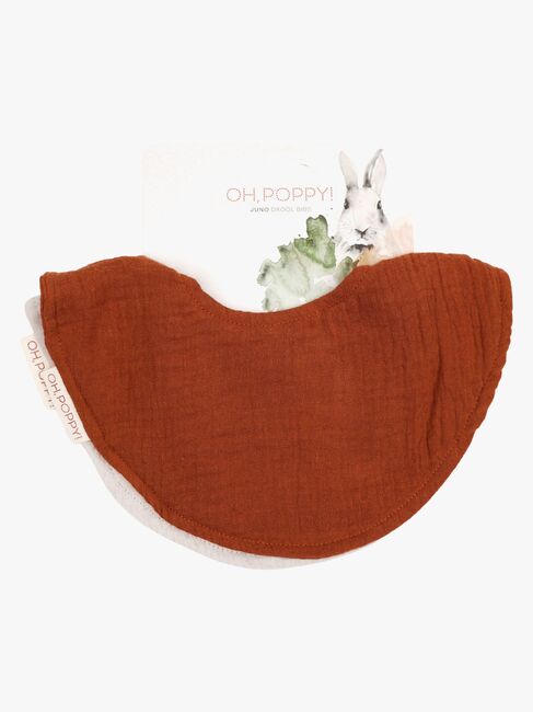Oh, Poppy! Juno Halstuch 2er-Pack, Warm Rust/Linen Beige