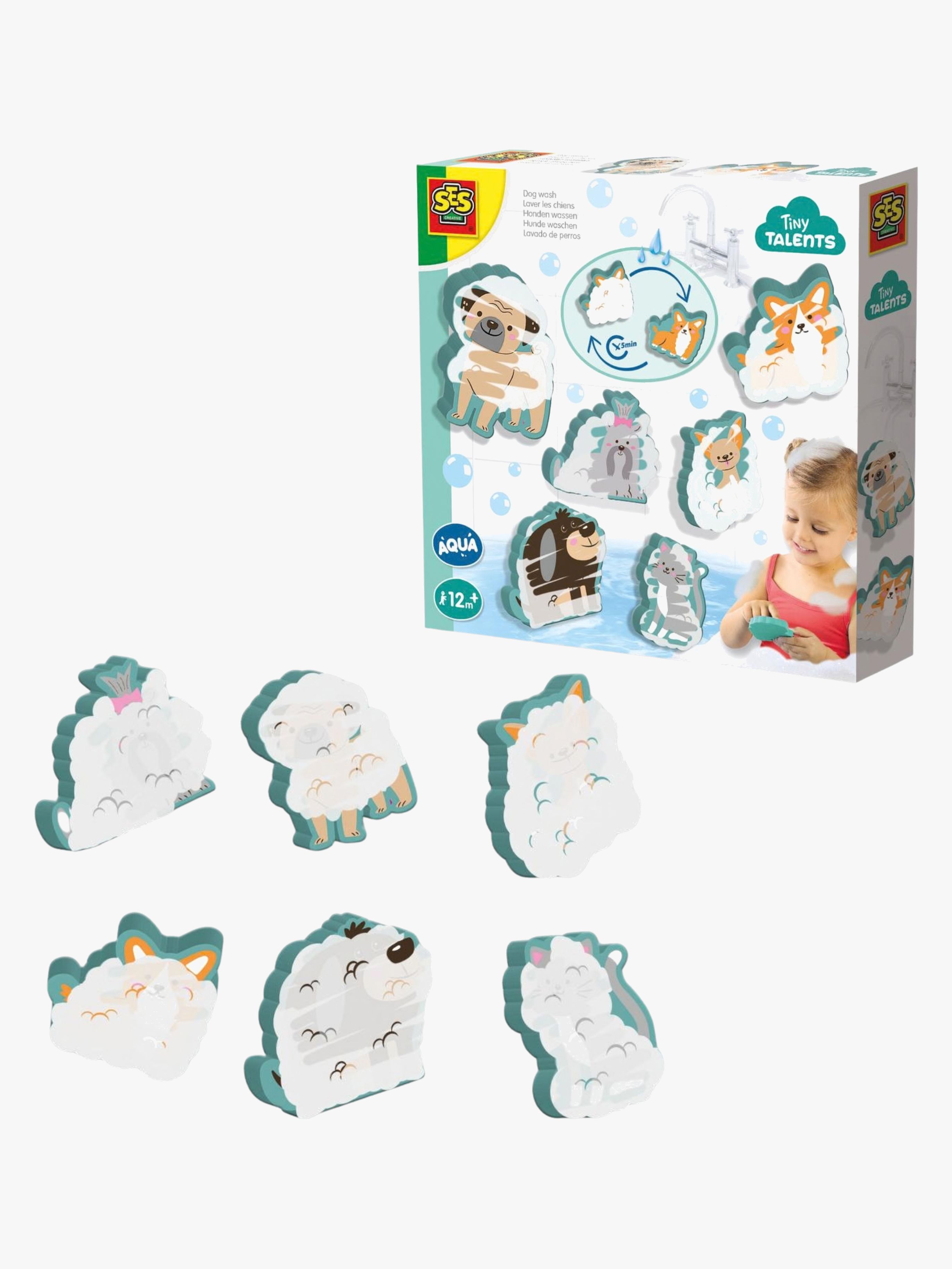 Badespielzeug Schaumtier Hunde