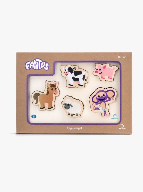 Fantorangen Fantus Holzpuzzle Tier 5 Teile