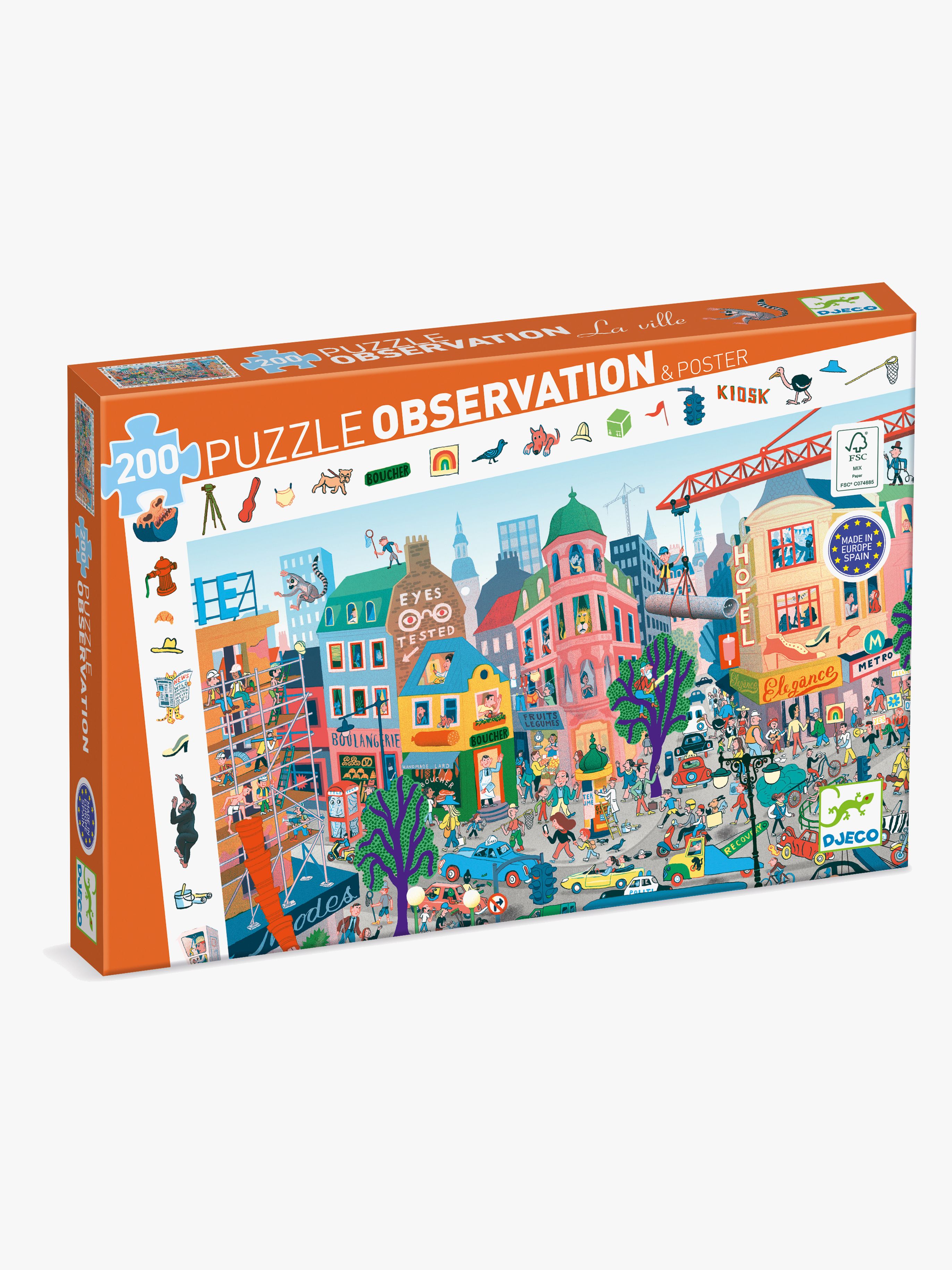 Wimmelpuzzle Stadt 200 Teile