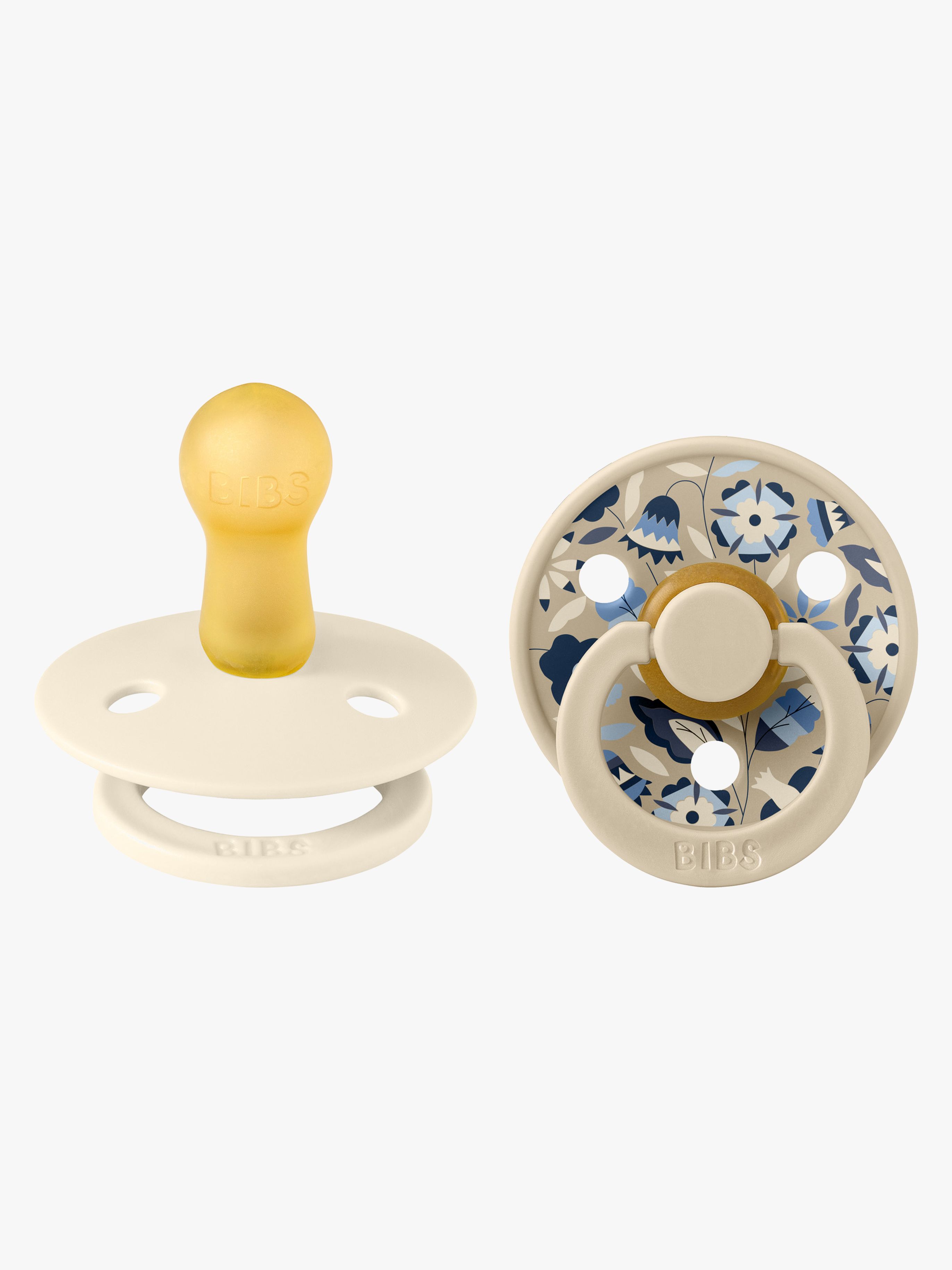 x Liberty Colour Bobo Schnuller 2er-Pack Latex Größe 2, Ivory Mix