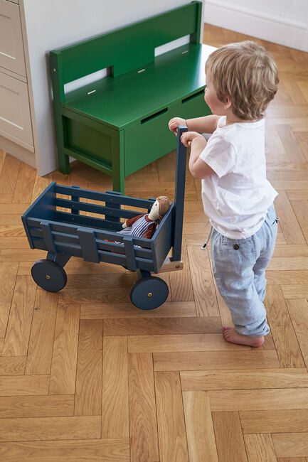 Kids Concept Puppenwagen Carl Larsson, Blau