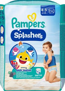 Pampers Splashers Schwimmwindeln Gr 4/5  9-15 kg 11er-Pack