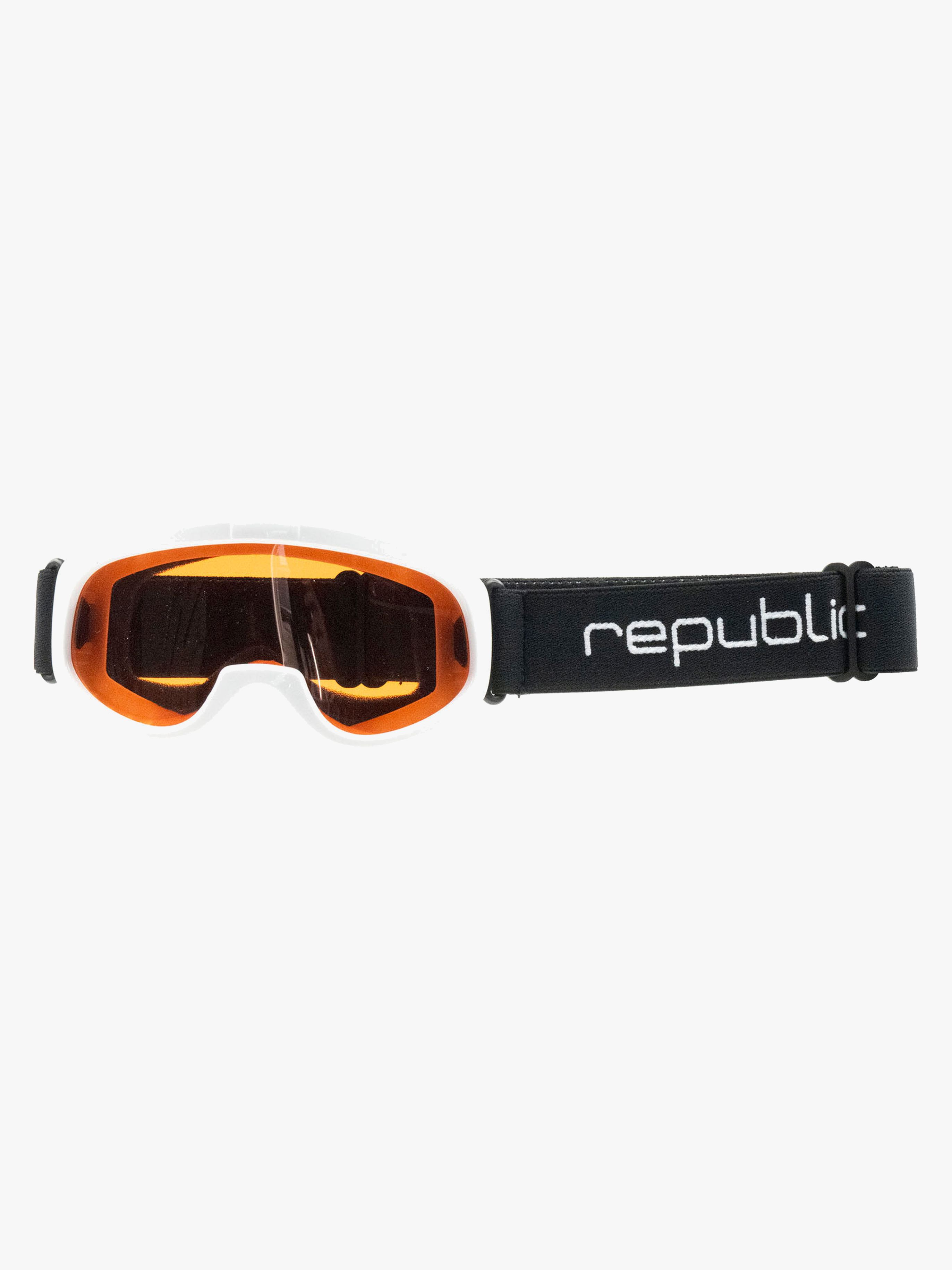 Goggle R610 Kids Skibrille, White