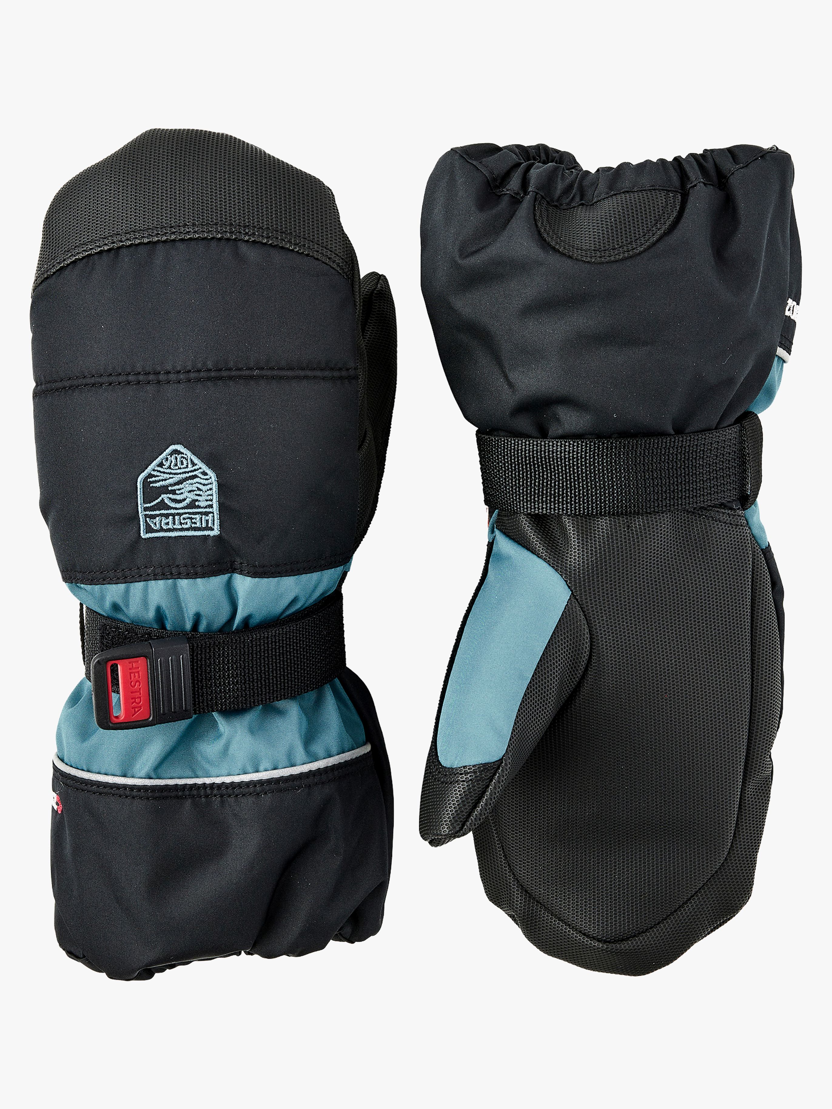 Hestra Kids Czone Fäustlinge, Black/Petrol, 4