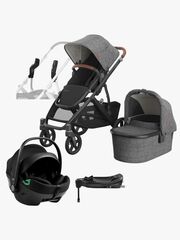 UPPAbaby Vista V3 Kombikinderwagen inkl. Axkid GOKID Babyschale & Basis, Greyson