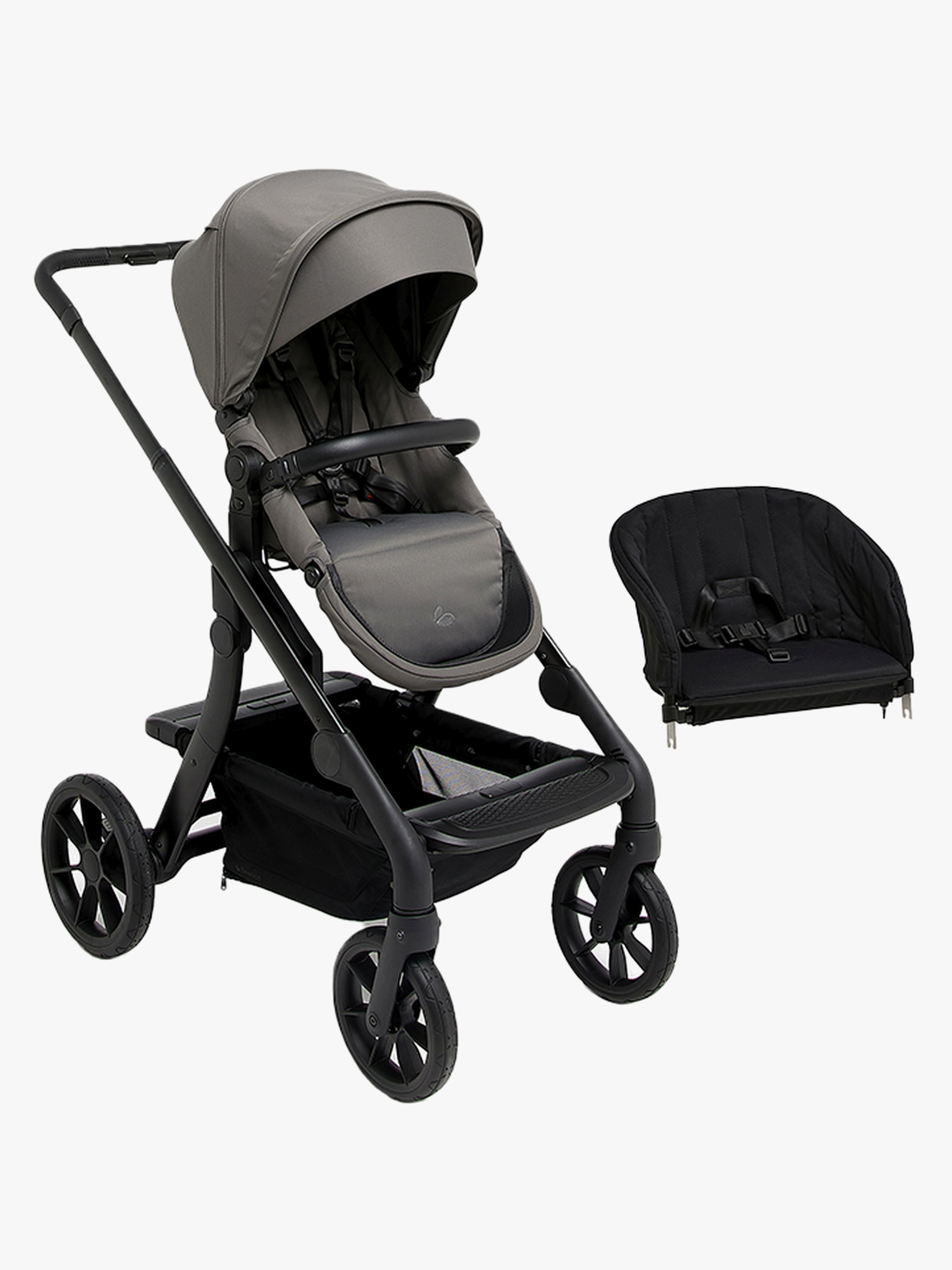 Beemoo Pro Max Kinderwagen inkl. Kleinkindsitz, Mocha Grey