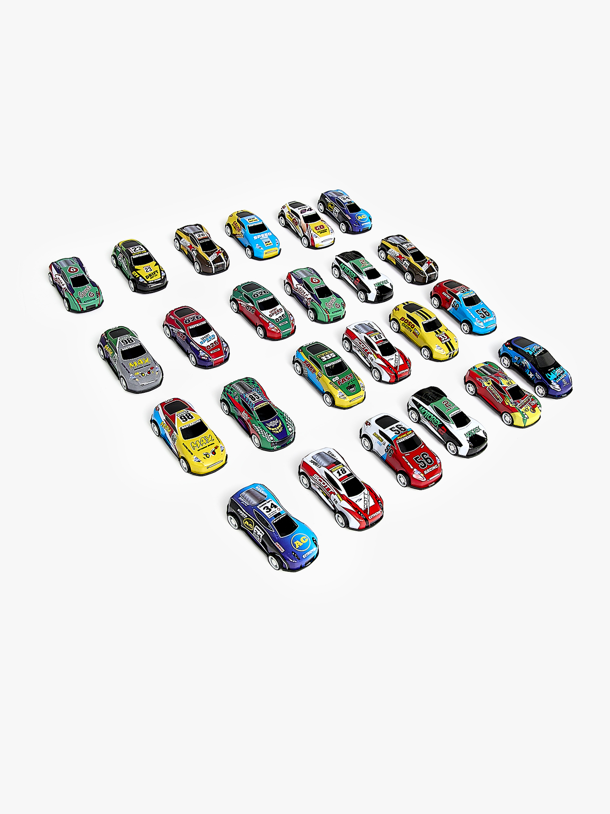 Alex's Garage Rückziehmotor Rennautos 24 Teile