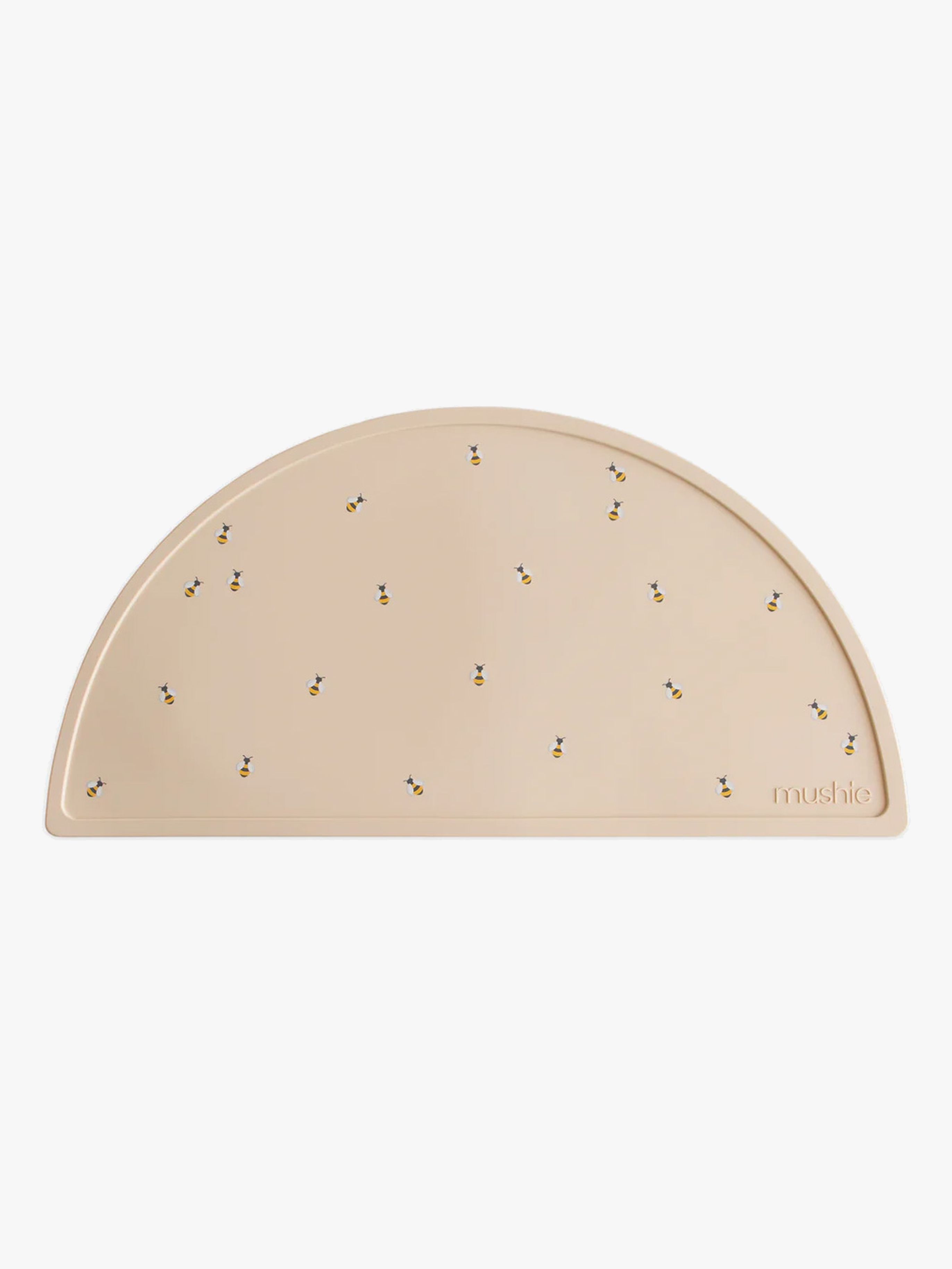 Mushie Tischset Silikon Bees, Beige