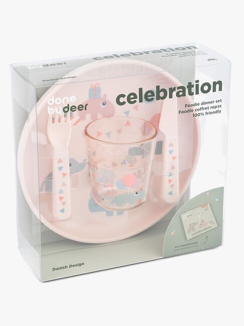Done By Deer Foodie Geschirr-Set Celebration, Powder
