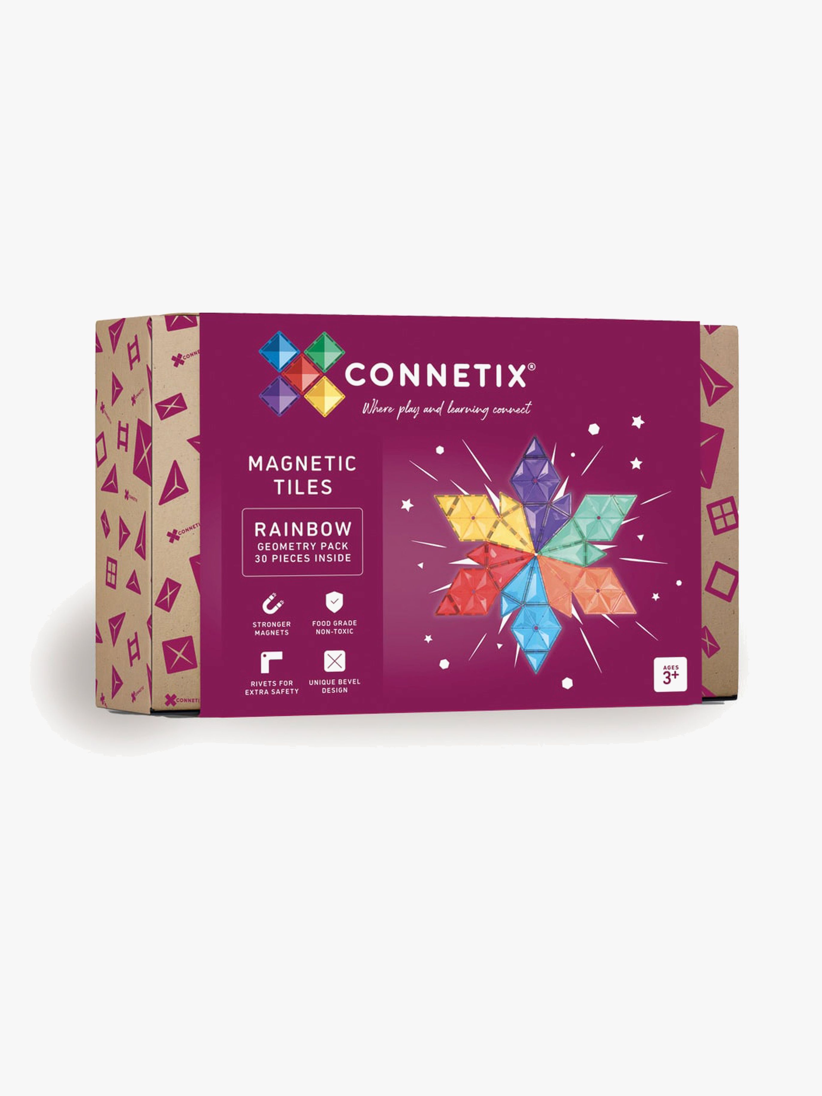 Magnetische Bauteile Rainbow Geometry 30 Teile